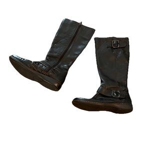 Boc Women’s Riding Boot Sz 9 Leather Mid Calf